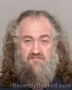 Booking photo from Crow Wing County, Minnesota