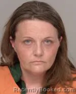 Mugshot of Sarah Lynne Stangle booked in Crow Wing County, Minnesota on June 12, 2026