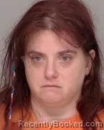 Mugshot of Jocelyn Ann Haglund booked in Crow Wing County, Minnesota on July 9, 2026