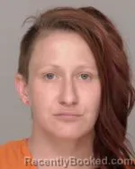 Mugshot of Sarah Marie Wolf booked in Crow Wing County, Minnesota on August 13, 2026