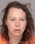 Mugshot of Tiffany Marie Hill booked in Crow Wing County, Minnesota on September 24, 2026