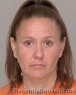 Mugshot of Angela Jean Thompson booked in Crow Wing County, Minnesota on September 27, 2026