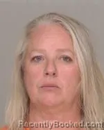 Mugshot of Angela Lee Larson booked in Crow Wing County, Minnesota on October 11, 2026