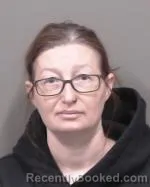 Mugshot of Heather Amber Pettey booked in Fillmore County, Minnesota on April 7, 2026