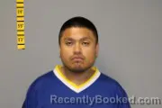 Mugshot of Selerino Sosimo Delangel booked in Freeborn County, Minnesota on August 5, 2026