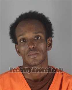 Booking photo from Hennepin County, Minnesota