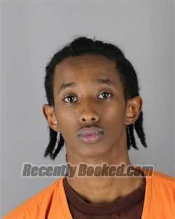 Booking photo from Hennepin County, Minnesota