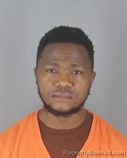 Mugshot of ISHAKA GABRIEL MASSALAY booked in Hennepin County, Minnesota on April 16, 2026