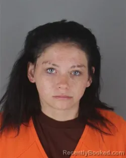 Mugshot of PAIGE DANIELLE SANDERS booked in Hennepin County, Minnesota on April 17, 2026