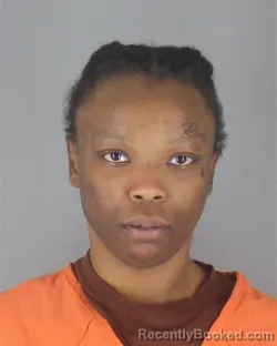 Mugshot of MYKAYLA LAFAYE OREYONNA KENNEDY booked in Hennepin County, Minnesota on April 21, 2026
