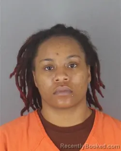 Mugshot of TYSHEANA TERESA MAE AYLER booked in Hennepin County, Minnesota on April 23, 2026