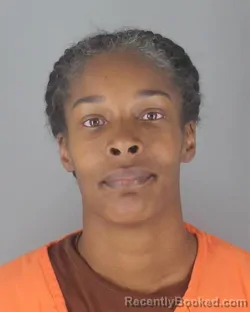 Mugshot of RHODEASHIA MARGARET ROBINSON booked in Hennepin County, Minnesota on April 25, 2026