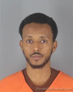 Mugshot of KHALID ABDILLAHI SAMATAR booked in Hennepin County, Minnesota on April 28, 2026