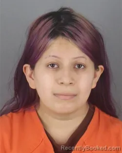 Mugshot of DESTINY GUADALUPE MENDOZA booked in Hennepin County, Minnesota on April 29, 2026