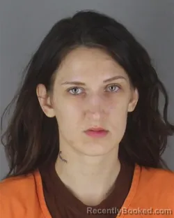 Mugshot of KARINA VALERIEVNA AGAPOVA booked in Hennepin County, Minnesota on April 29, 2026