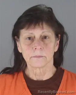 Mugshot of LOUISE MAE ANDERSON booked in Hennepin County, Minnesota on April 29, 2026