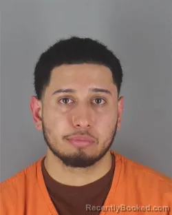 Mugshot of CHRISTIAN GIOVANI GUERRERO booked in Hennepin County, Minnesota on May 3, 2026