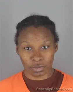 Mugshot of SHANIYA NICOLE SCOTT booked in Hennepin County, Minnesota on May 7, 2026