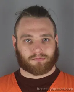 Mugshot of JORDAN KEVIN HULL booked in Hennepin County, Minnesota on May 7, 2026