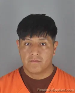 Mugshot of ABRAHAN FAUSTO ORTIZ GUAILLA booked in Hennepin County, Minnesota on May 9, 2026