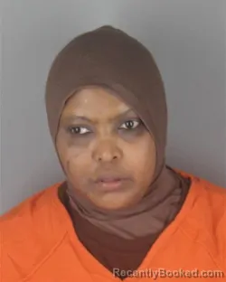 Mugshot of QAMARA HUSSEIN HASSAN booked in Hennepin County, Minnesota on June 23, 2026
