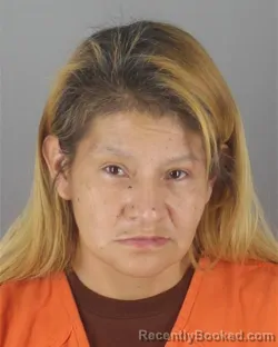 Mugshot of AMANDA VALENTINA CORTES booked in Hennepin County, Minnesota on June 23, 2026