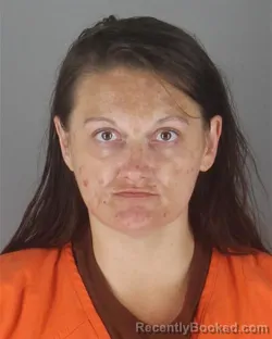 Mugshot of AMANDA VICTORIA DVORAK booked in Hennepin County, Minnesota on June 23, 2026