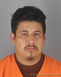 Mugshot of MIGUEL ANGEL PARRA DOMINGUEZ booked in Hennepin County, Minnesota on June 24, 2026