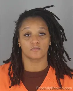Mugshot of LATOYA VALENTINE THOMPSON booked in Hennepin County, Minnesota on June 27, 2026