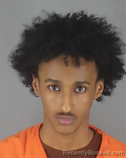 Mugshot of IBRAHIM ABDINASIR MOHAMED booked in Hennepin County, Minnesota on July 1, 2026