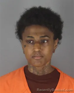 Mugshot of ESMIRAH MAYLYNELLE ABBAS booked in Hennepin County, Minnesota on July 2, 2026