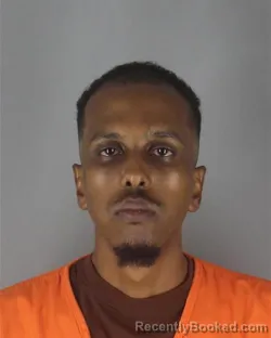 Mugshot of ABDULLAHI JAMA SAMATAR booked in Hennepin County, Minnesota on July 3, 2026