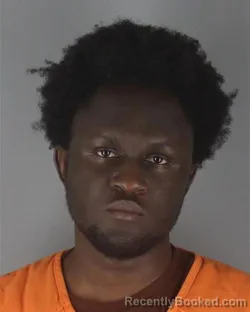 Mugshot of ELIAN ISABOKE ONKWANI booked in Hennepin County, Minnesota on July 5, 2026