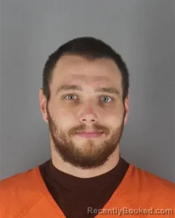 Mugshot of JORDAN KEVIN HULL booked in Hennepin County, Minnesota on July 7, 2026