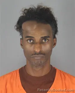 Mugshot of GULED MAHAMUD ABDULLAHI booked in Hennepin County, Minnesota on July 8, 2026