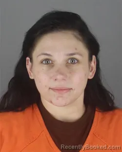 Mugshot of HANNAH LUDMIA CHANCE booked in Hennepin County, Minnesota on July 8, 2026