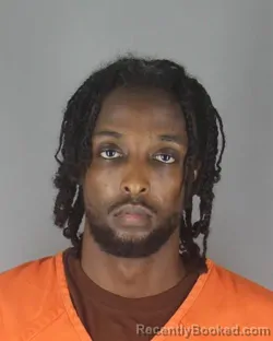 Mugshot of AHMED ABDI IBRAHIM booked in Hennepin County, Minnesota on July 10, 2026