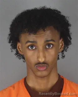 Mugshot of IBRAHIM ABDINASIR MOHAMED booked in Hennepin County, Minnesota on July 13, 2026