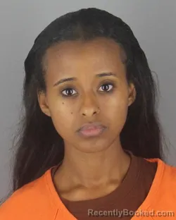 Mugshot of SIDONA DANIEL MEHARI booked in Hennepin County, Minnesota on July 14, 2026