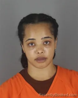 Mugshot of AMIRA MOHAMED SUJAA booked in Hennepin County, Minnesota on July 14, 2026
