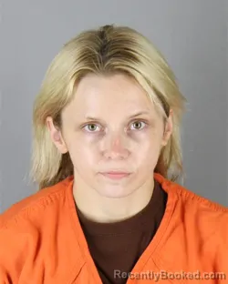 Mugshot of HANNAH MARIE OLSON booked in Hennepin County, Minnesota on July 15, 2026