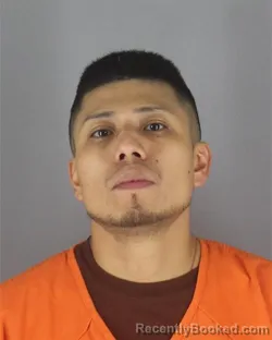 Mugshot of Genaro Garzon Garcia booked in Hennepin County, Minnesota on August 7, 2026