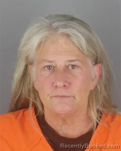 Mugshot of Ellen Margaret Krumholz booked in Hennepin County, Minnesota on August 7, 2026