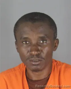 Mugshot of Alou Teto Mwah booked in Hennepin County, Minnesota on August 7, 2026