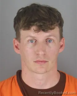 Mugshot of Logan Richard Swarts booked in Hennepin County, Minnesota on August 8, 2026