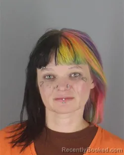 Mugshot of April Dawn Withrow booked in Hennepin County, Minnesota on August 8, 2026