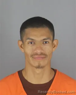 Mugshot of Hector Velasquez booked in Hennepin County, Minnesota on August 8, 2026
