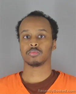 Mugshot of Scharmarke Abdullahi Yasin booked in Hennepin County, Minnesota on August 8, 2026