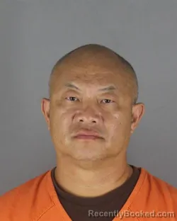 Mugshot of Chris Melvin Yang booked in Hennepin County, Minnesota on August 9, 2026