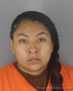 Mugshot of Anghel Esperanza Brown booked in Hennepin County, Minnesota on August 11, 2026